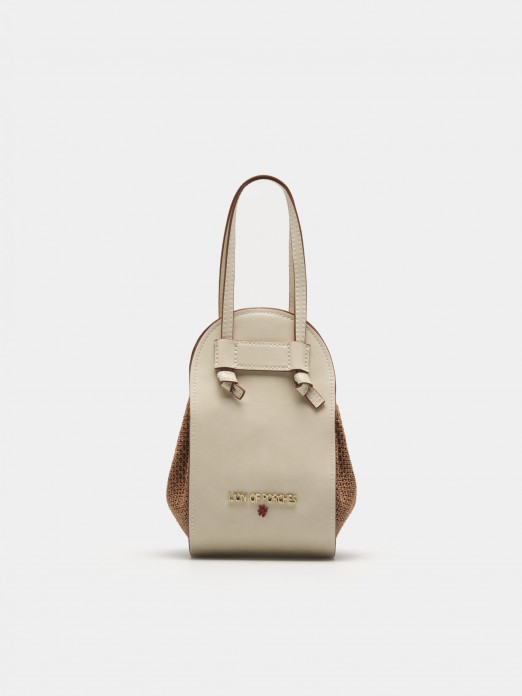 Mini bolsa bicolor