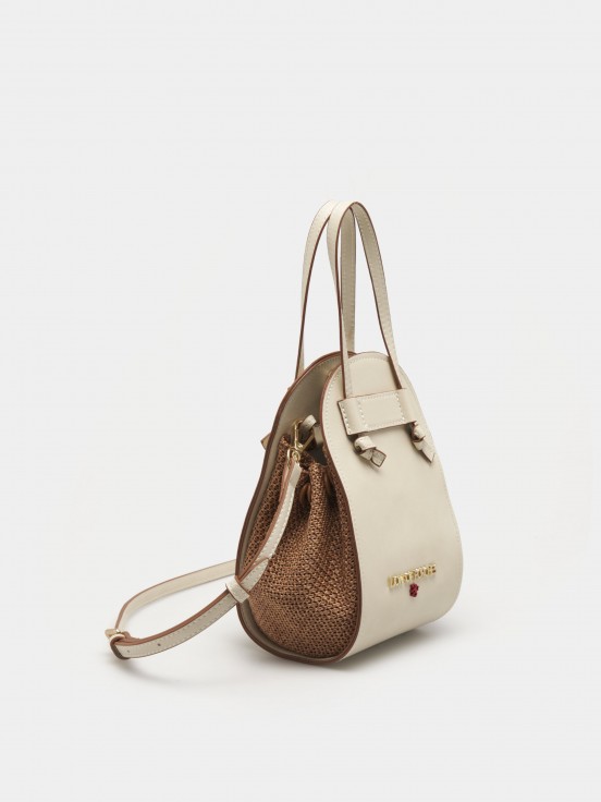 Mini bolso bicolor
