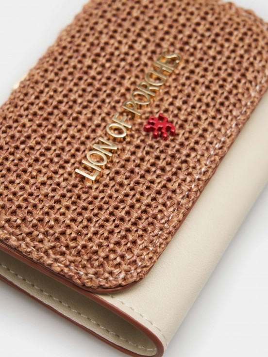 Cartera de dos tonos