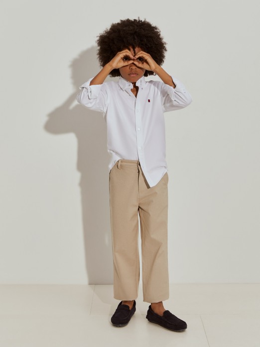 pantalones pied de poule