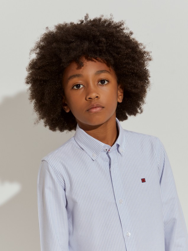 Camisa de riscas