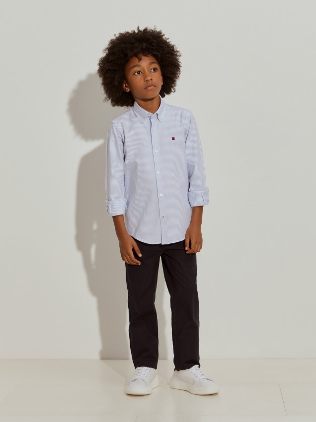 Camisa de riscas