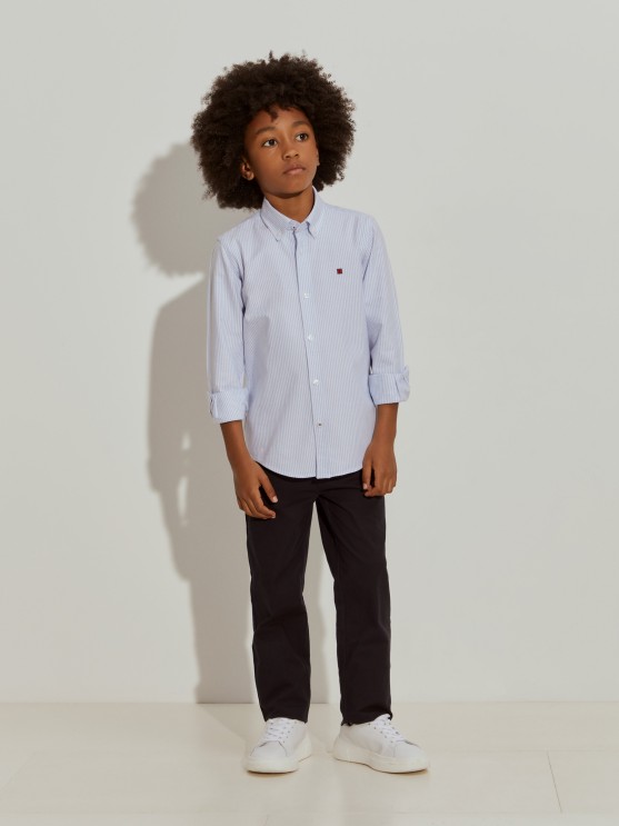 Camisa de riscas