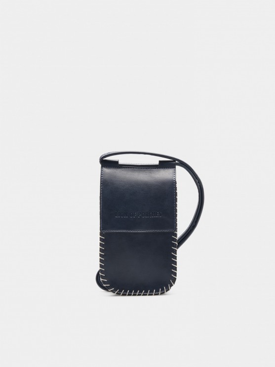Leather phone holder