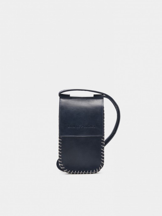 Leather phone holder
