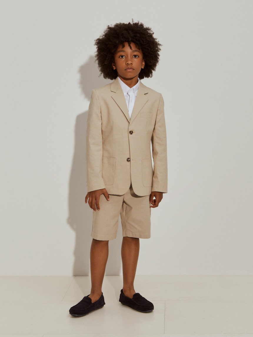 Blazer pied de poule