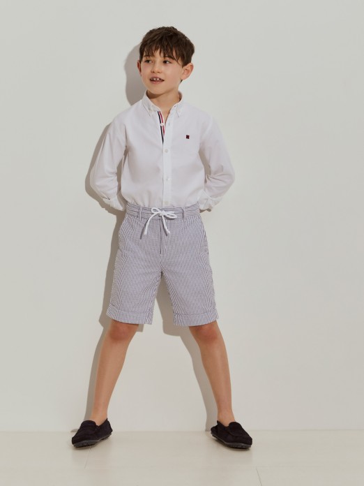 Pantalones cortos a rayas