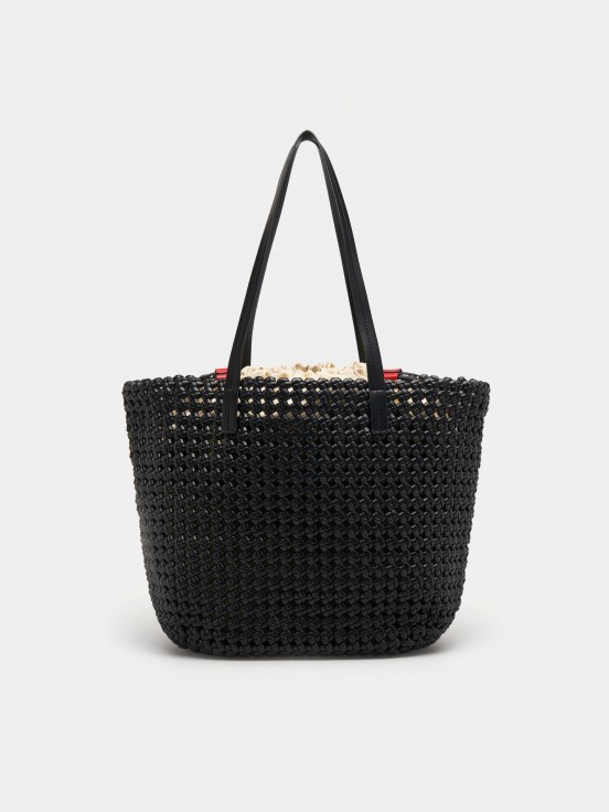 Bolso shopper trenzado