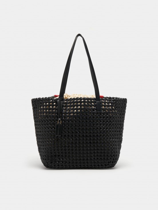 Bolso shopper trenzado
