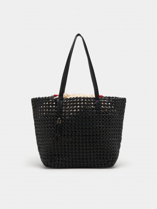 Bolso shopper trenzado
