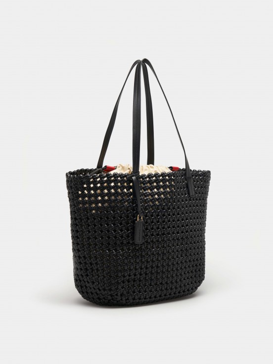 Bolso shopper trenzado