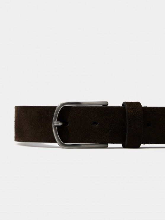 Suede belt