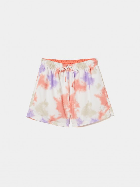 Tie dye swim shorts