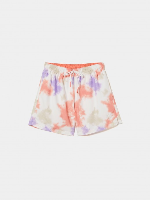 Tie dye swim shorts