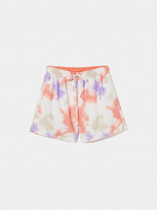 Tie dye swim shorts