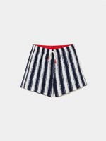 Striped swim shorts