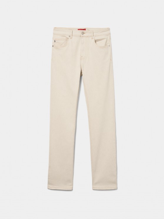 Regular fit denim pants