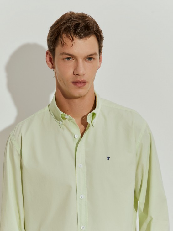 Camisa regular fit de algodn