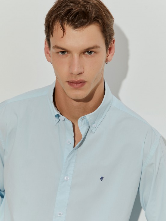 Camisa de algodo regular fit