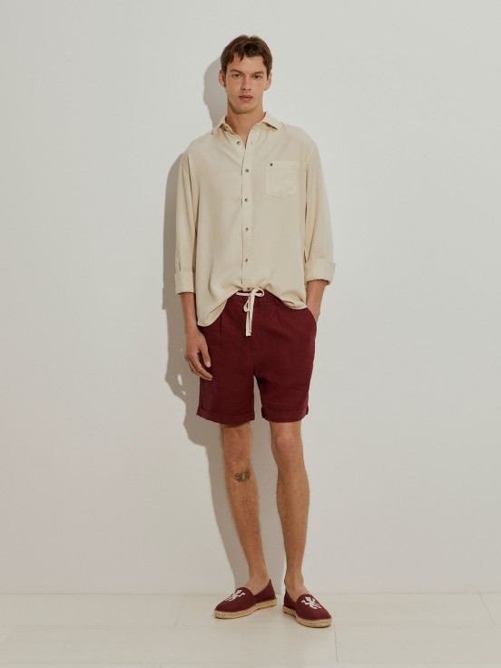 Bermudas de lino