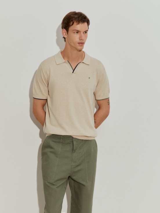 Chinos de lino y algodn