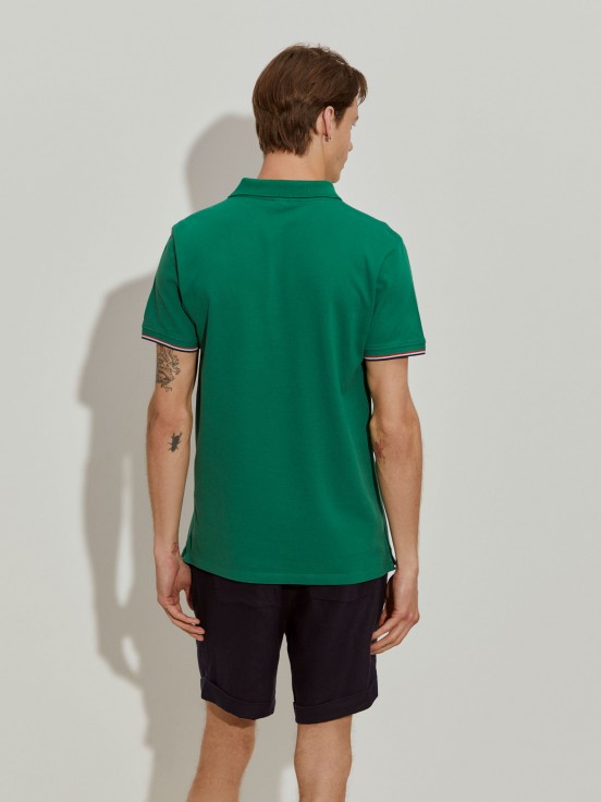 Polo de piqu de corte slim