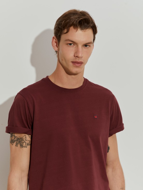 Camiseta bsica de algodn