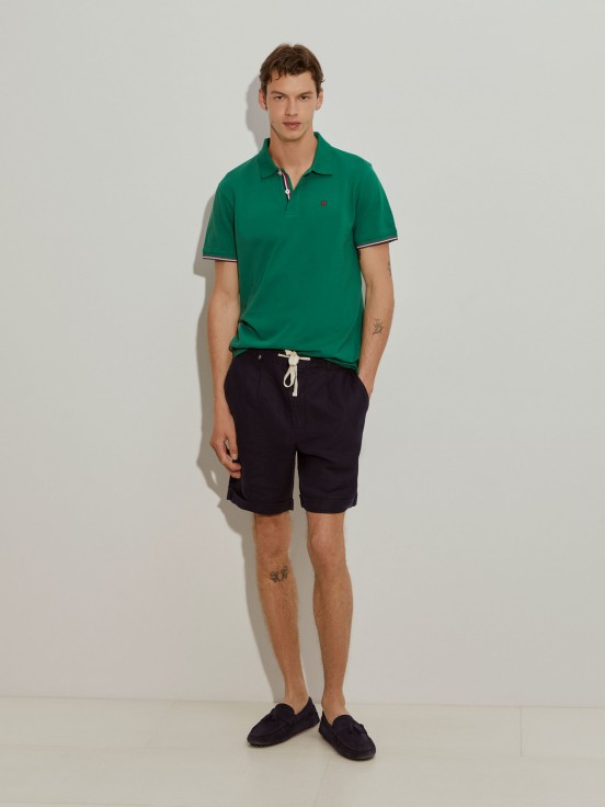 Polo de piqu de corte slim