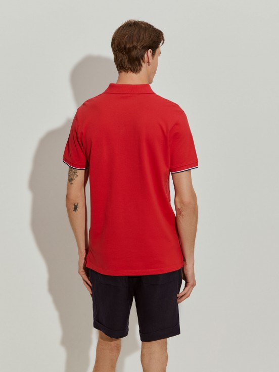 Polo de piqu de corte slim