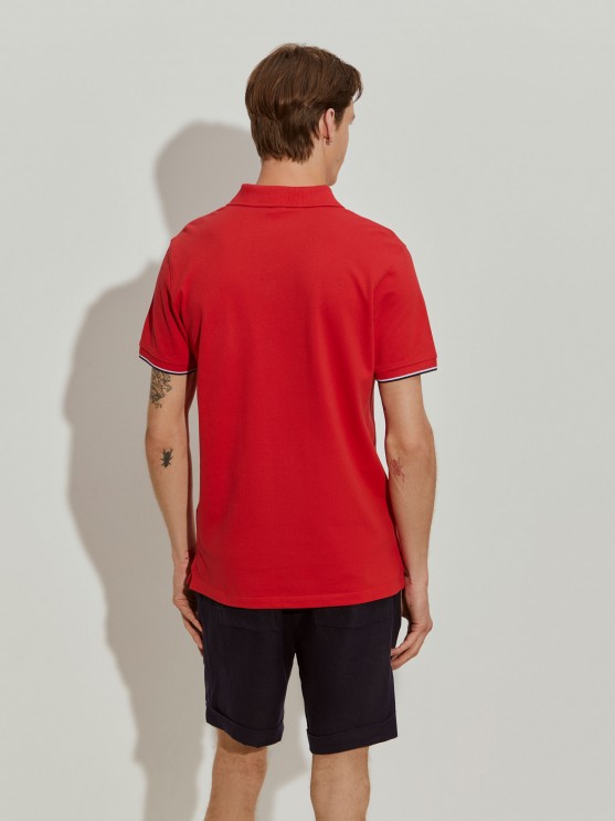 Polo de piqu de corte slim