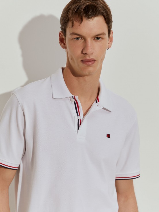 Polo de piqu de corte slim