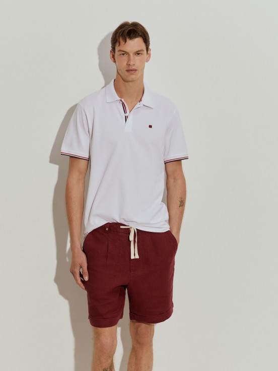 Polo de piqu de corte slim
