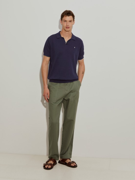 Polo de lino/algodn