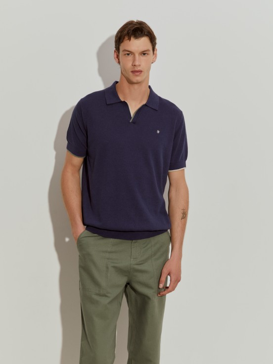 Polo de lino/algodn