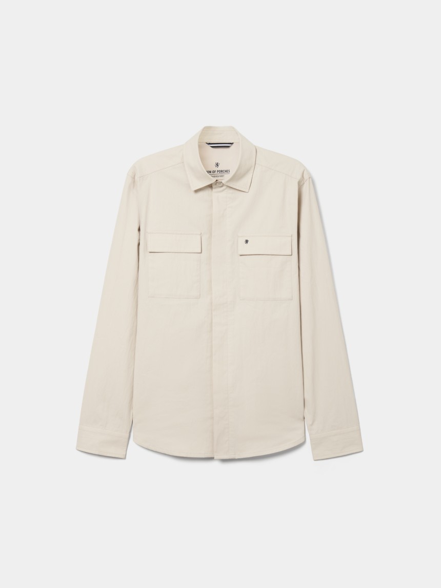 Sobrecamisa com bolsos