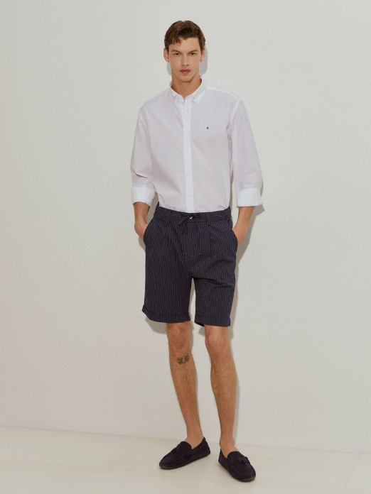 Camisa de algodo regular fit