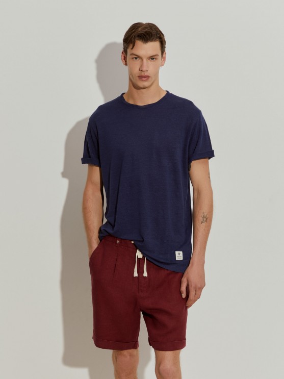 100% linen t-shirt