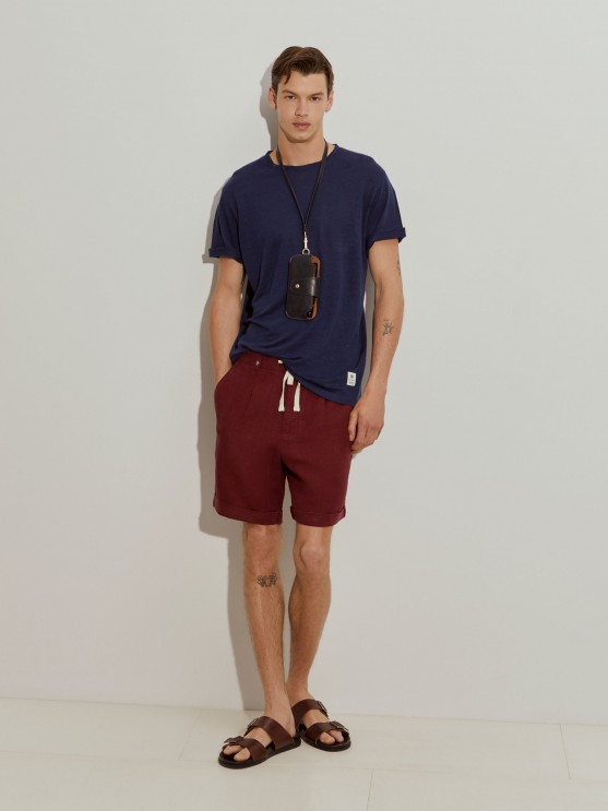 100% linen t-shirt
