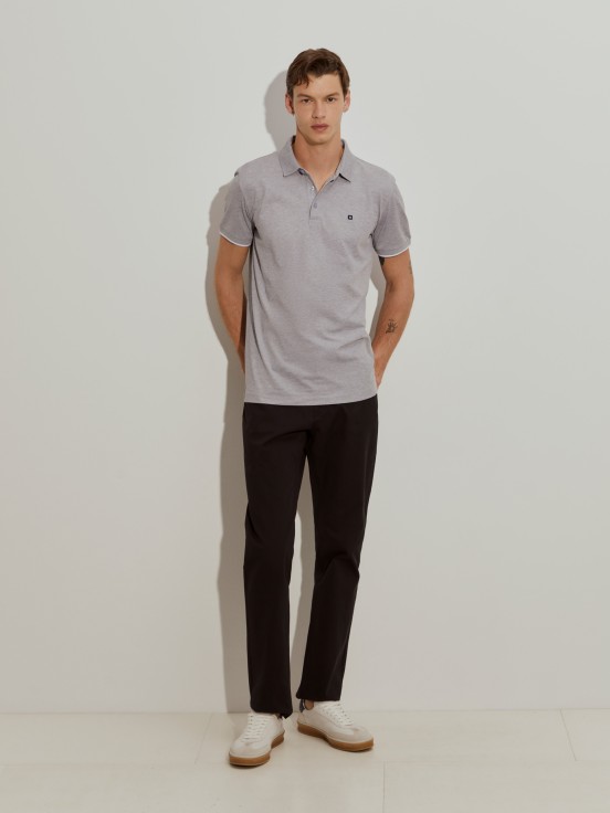 Polo piqu slim fit