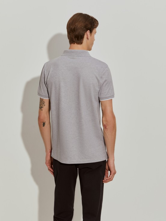 Polo piqu slim fit
