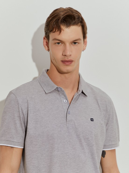 Polo piqu slim fit