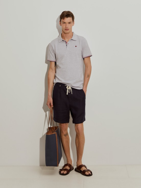 Polo piqu slim fit