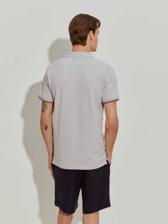 Polo piqu slim fit