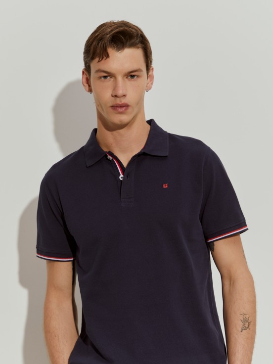 Polo de piqu de corte slim