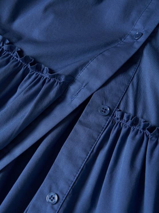 Vestido comprido manga curta