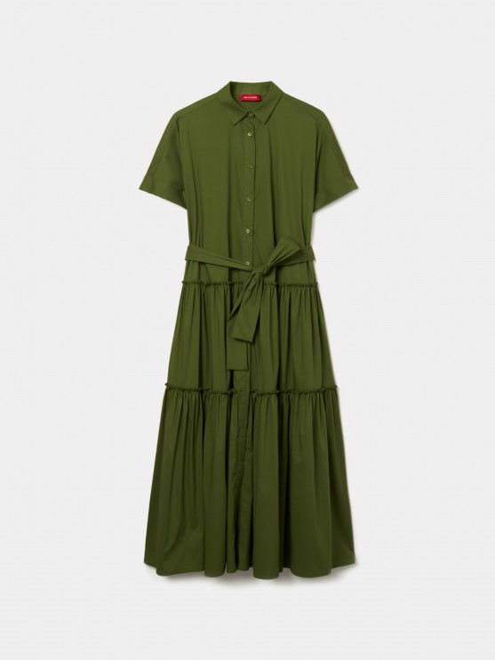 Vestido largo con mangas cortas