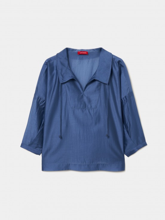 Blusa com liocel