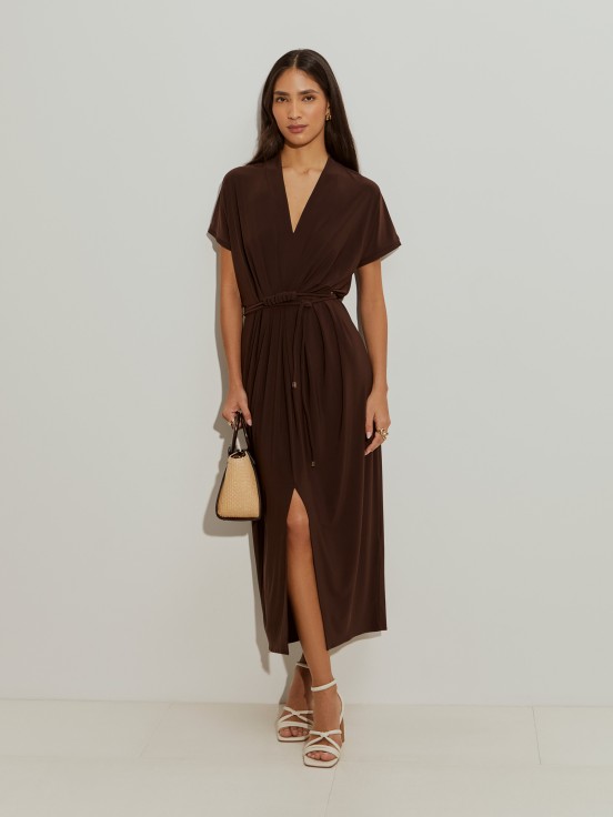 Long knitted dress