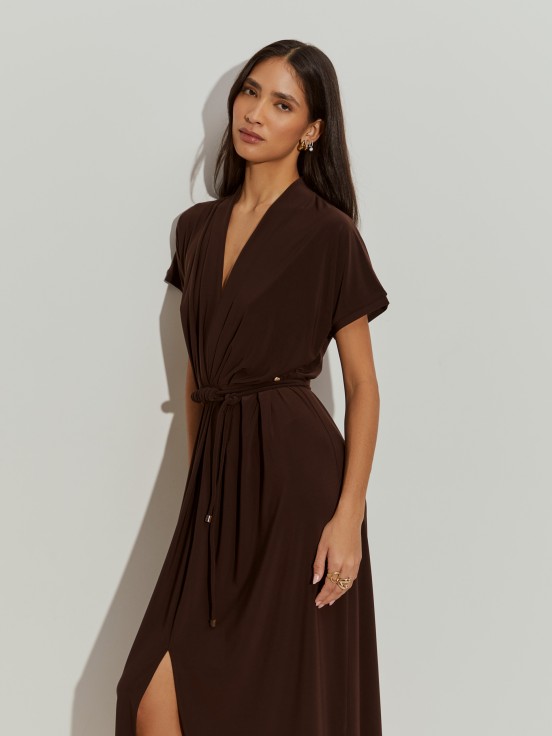 Long knitted dress