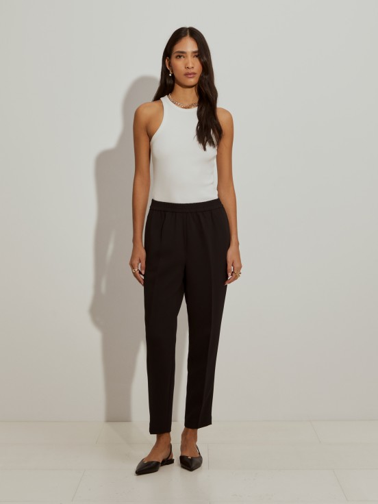 Pantaln fluido con pinzas